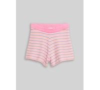 TOM TAILOR Mädchen Shorts in Häkel-Optik, rosa, Gestreift, Gr. 164
