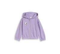 Sweatjacke TOM TAILOR, Mädchen, Gr. 92/98, lila (sweet lila), Sweatware, Obermaterial: 60% Baumwolle, 40% Polyester, Sweatjacken Sweatjacke (54446936-92) sweet lila