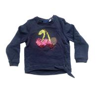 TOM TAILOR Mädchen Sweatshirt mit Artwork, blau, unifarben mit Print, Gr.9128/134