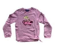 TOM TAILOR Mädchen Sweatshirt mit Artwork, rosa, unifarben mit Print, Gr.128/134