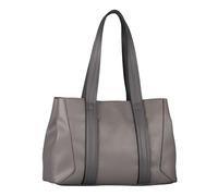TOM TAILOR Manola Damen Shopper Umhängetasche Reißverschluss Groß Grau