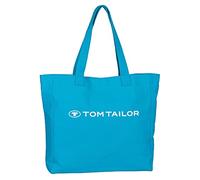 TOM TAILOR, MARCY, Damen, Shopper mit Reisverschluss, L, Türkis