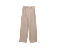 Tom Tailor - TTLEA Wide Leg Hose soft taupe grey - Gr. - 38/32