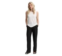 TOM TAILOR - TTLEA Wide Leg Hose mit Leinenanteil deep black 36/32