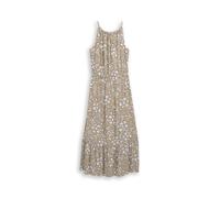 Tom Tailor - Maxi-Kleid aus Viskose olive big flower design - Gr. - 36