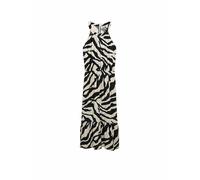 Tom Tailor - Neckholder Maxi-Kleid abstract beige zebra - Gr. - 40