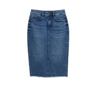 Tom Tailor - Midi-Jeansrock mit Schlitz clean mid stone blue denim - Gr. - 42