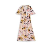 Tom Tailor - Midi-Kleid mit Muster big abstract flower print - Gr. - 46