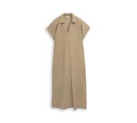 Tom Tailor - Midikleid mit Polokragen grün - Gr. - 38