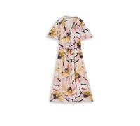 Tom Tailor - Midi-Kleid mit Muster big abstract flower print - Gr. - 36