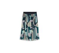 Tom Tailor - Midi-Meshrock mit Muster - Gr. - 40