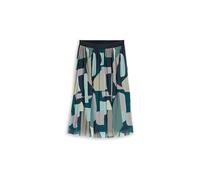 Tom Tailor - Midi-Meshrock mit Muster - Gr. - 42