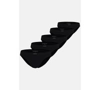 TOM TAILOR Herren Mini-Slip schwarz uni 5er Pack S