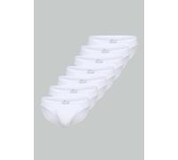 TOM TAILOR Herren Slip weiß uni 7er Pack 5