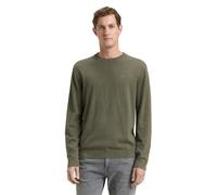 Tom Tailor 1039805 Basic Pullover L Tea Leaf Melange