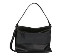 TOM TAILOR Nicolina Damen Hobo Bag Schultertasche Mittelgroß Schwarz