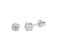 Tom Tailor Ohrstecker für Damen, Sterling Silber 925, mit Zirkonia, 6 mm, silber, Geschenkidee, Ohrschmuck, Damenschmuck, 2100571