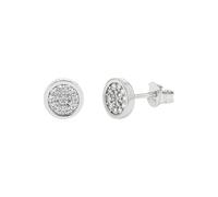 Tom Tailor Ohrstecker für Damen, Sterling Silber 925, mit Zirkonia, 8 mm, silber, Geschenkidee, Ohrschmuck, Damenschmuck, 2100572