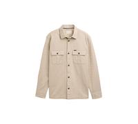 Tom Tailor - Overshirt Hemd aus Baumwolle cashew beige - Gr. - M