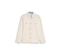 Tom Tailor - Overshirt mit Taschen gardenia white - Gr. - XL