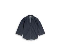 Tom Tailor - Oversize Jeansbluse mit V-Ausschnitt Blue Rinse Denim - Gr. - 42