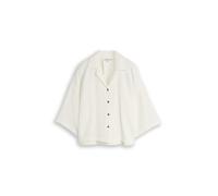 Tom Tailor - Oversize Musselin Bluse aus Baumwolle whisper white - Gr. - 46