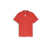 Tom Tailor - Piqué Poloshirt mit Logo-Stickerei chili orange - Gr. - L