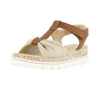 Tom Tailor Plateau Sandaletten für Damen, beige, Größe 41 EU