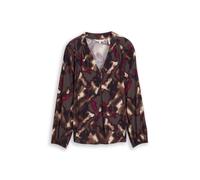 Tom Tailor - Plus Size - Bluse mit Muster brown blurry argyle - Gr. - 54