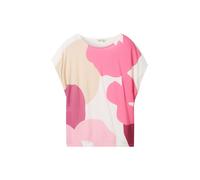 Tom Tailor - Plus Size - Gemustertes T-Shirt dove white - Gr. - 50