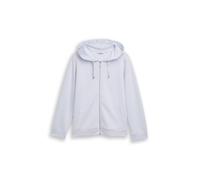 Tom Tailor - Plus Size - Hoodie Sweatjacke aus Scuba soft dusty blue - Gr. - 54