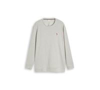Tom Tailor - Plus Size - Langarmshirt mit Streifenmuster offwhite structured stripe - Gr. - 3XL