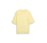 Tom Tailor - Plus Size - Loose Fit Strickpullover mit Kaschmir-Anteil soft lemon melange - Gr. - 52