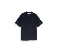 Tom Tailor - Plus Size - Poloshirt mit Ottoman-Struktur sky captain blue - Gr. - 3XL