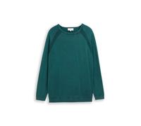 Tom Tailor - Plus Size - Strickpullover aus Baumwolle deep meadow green - Gr. - 4XL