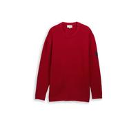 Tom Tailor - Plus Size - Strickpullover mit Rundhalsausschnitt coach red - Gr. - 5XL