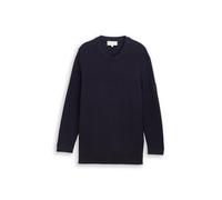 Tom Tailor - Plus Size - Strickpullover mit Rundhalsausschnitt sky captain blue - Gr. - 4XL