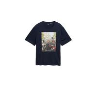 Tom Tailor - Plus Size - T-Shirt mit Fotoprint sky captain blue - Gr. - 4XL