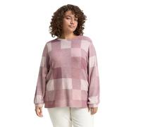 Tom Tailor Plus Size Damen Langarmshirt berry cosy check Größe 50