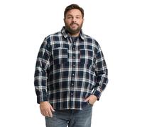 Tom Tailor - Plus Size - Comfort Fit Flanell-Hemd mit Karomuster navy multicolor check - Gr. - 5XL
