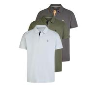 Tom Tailor Tom Tailor Poloshirt 3er Pack S Soft Foggy Light Blue (34110) (875658) Mehrfarbig S