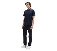 Poloshirt mit Logo-Print aus Baumwolle sky captain blue - Gr. - XL