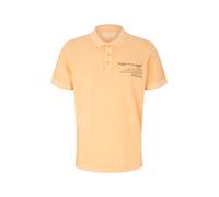Poloshirt mit Label-Print L men Orange