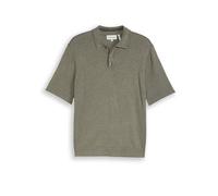 Strickpullover TOM TAILOR, Herren, Gr. XXL, grauish shadow olive, Strick, Obermaterial: 80% Viskose, 20% Polyamid, unifarben, regular fit normal, ohne Ausschnitt, gerader Abschluss, Pullover Strickpul