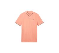 TOM TAILOR Denim Herren Basic Piqué Poloshirt, clear coral, XL