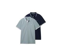 Tom Tailor Poloshirts im Doppelpack, Sky Captain Blue, S