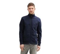 Tom Tailor Sweatjacke mit Stehkragen Sky Captain Blue XL