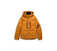 Tom Tailor - Puffer-Jacke mit abnehmbarer Kapuze peanut butter brown - Gr. - M