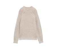 Strickpullover TOM TAILOR, Damen, Gr. M, soft taupe rib structure, Rippstrick, Obermaterial: 65% Baumwolle, 30% Polyamid, 5% Wolle, Strukturmuster, casual, loose fit taillenbedeckt, ohne Ausschnitt, L