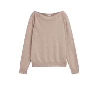 Tom Tailor - Strickpullover mit Kaschmir-Anteil soft taupe melange - Gr. - XL
